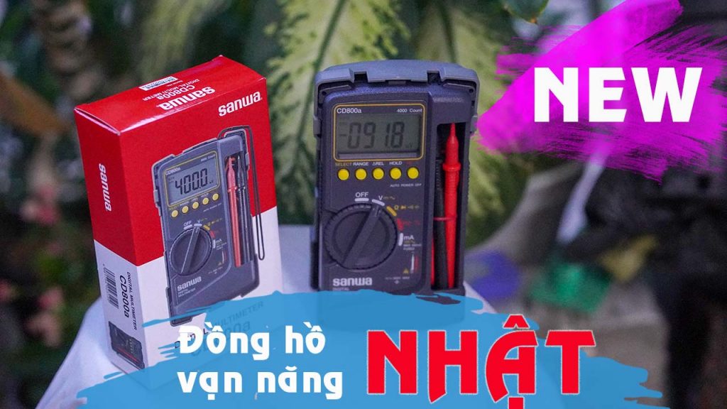 Đồng hồ vạn năng điện tử Sanwa CD800a