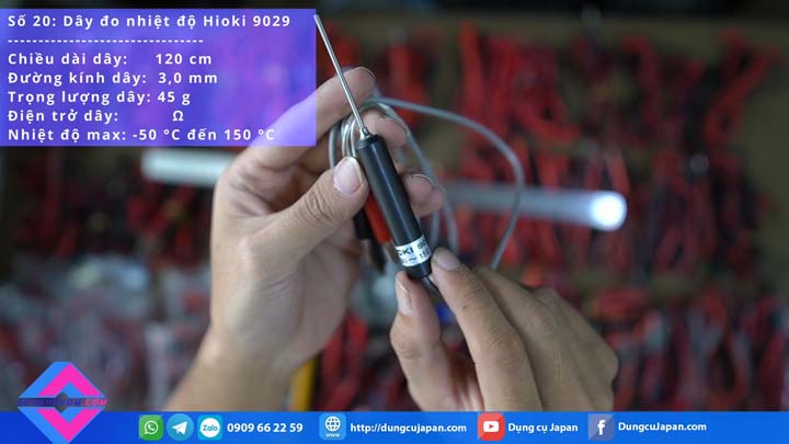 Que đo nhiệt độ Hioki 9029