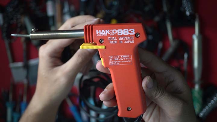 Súng hàn chì Nhật bãi Hakko 30-60W