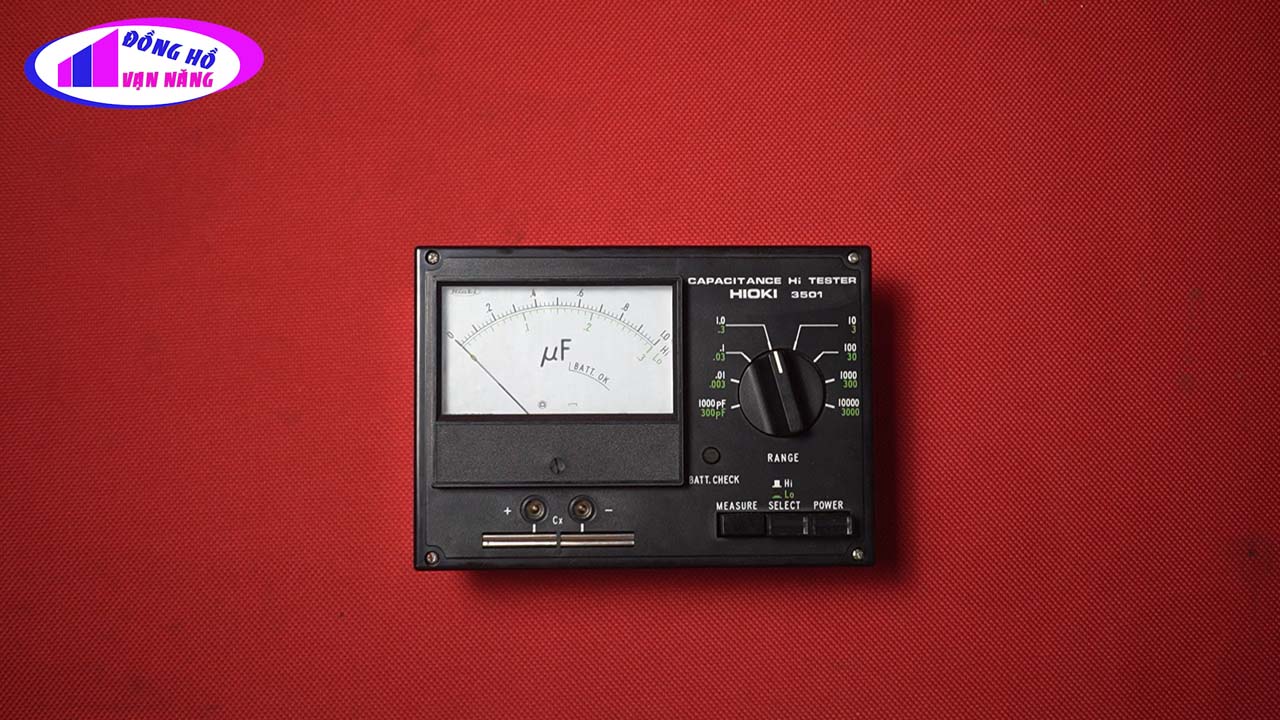 Đồng hồ đo tụ điện kim Hioki 3501 (Capacitance hi Tester Hioki 3501 ...