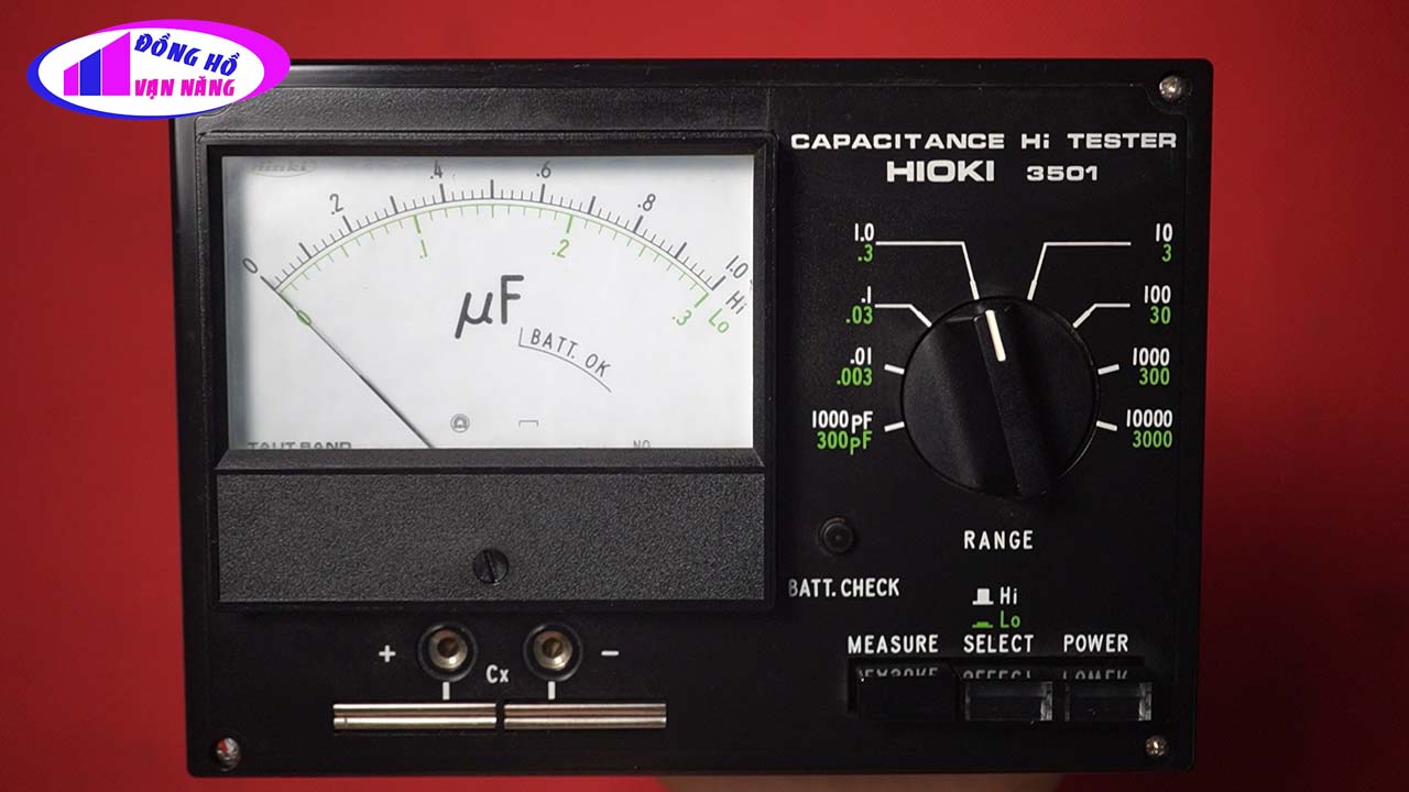 Đồng hồ đo tụ điện kim Hioki 3501 (Capacitance hi Tester Hioki 3501 ...